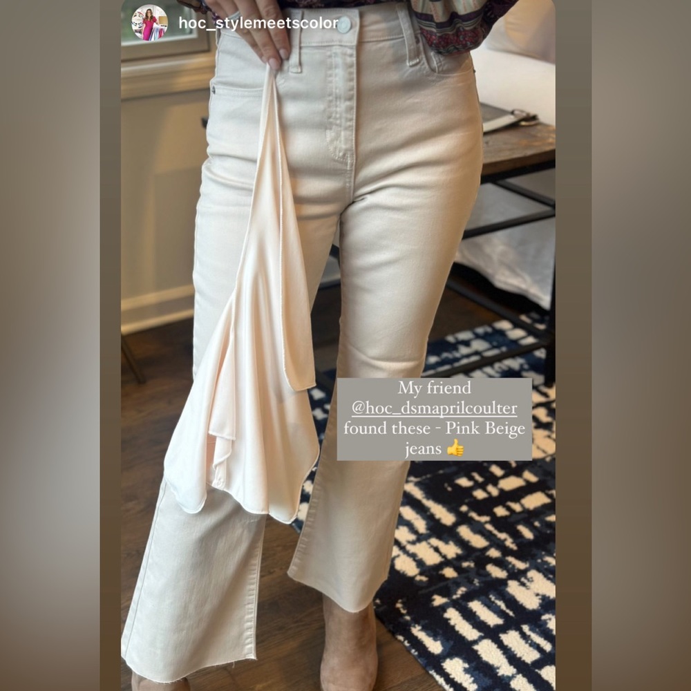 Pink Beige jeans, BNWT